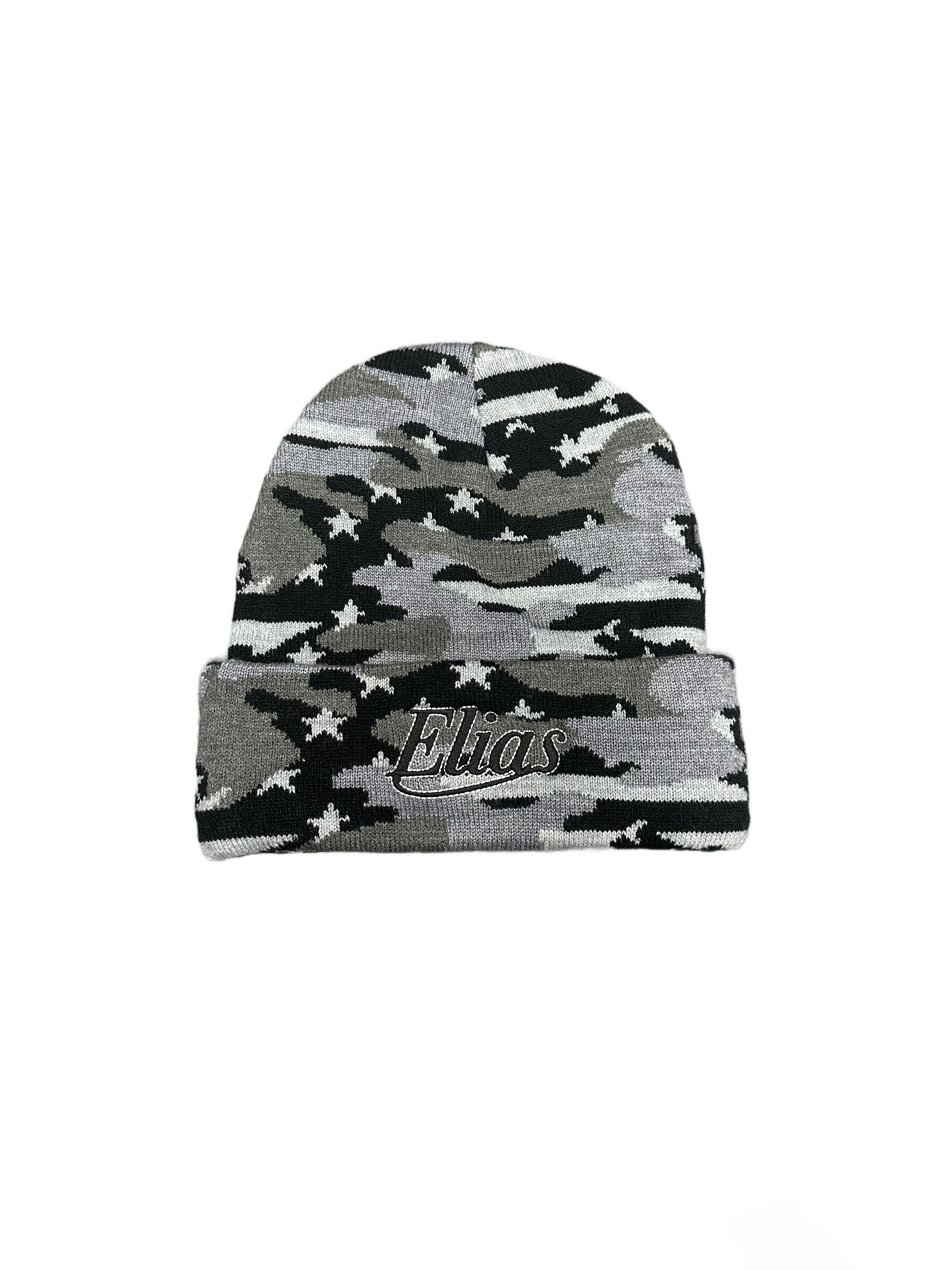 CAMO 01 Knit Beanie - Black/Grey