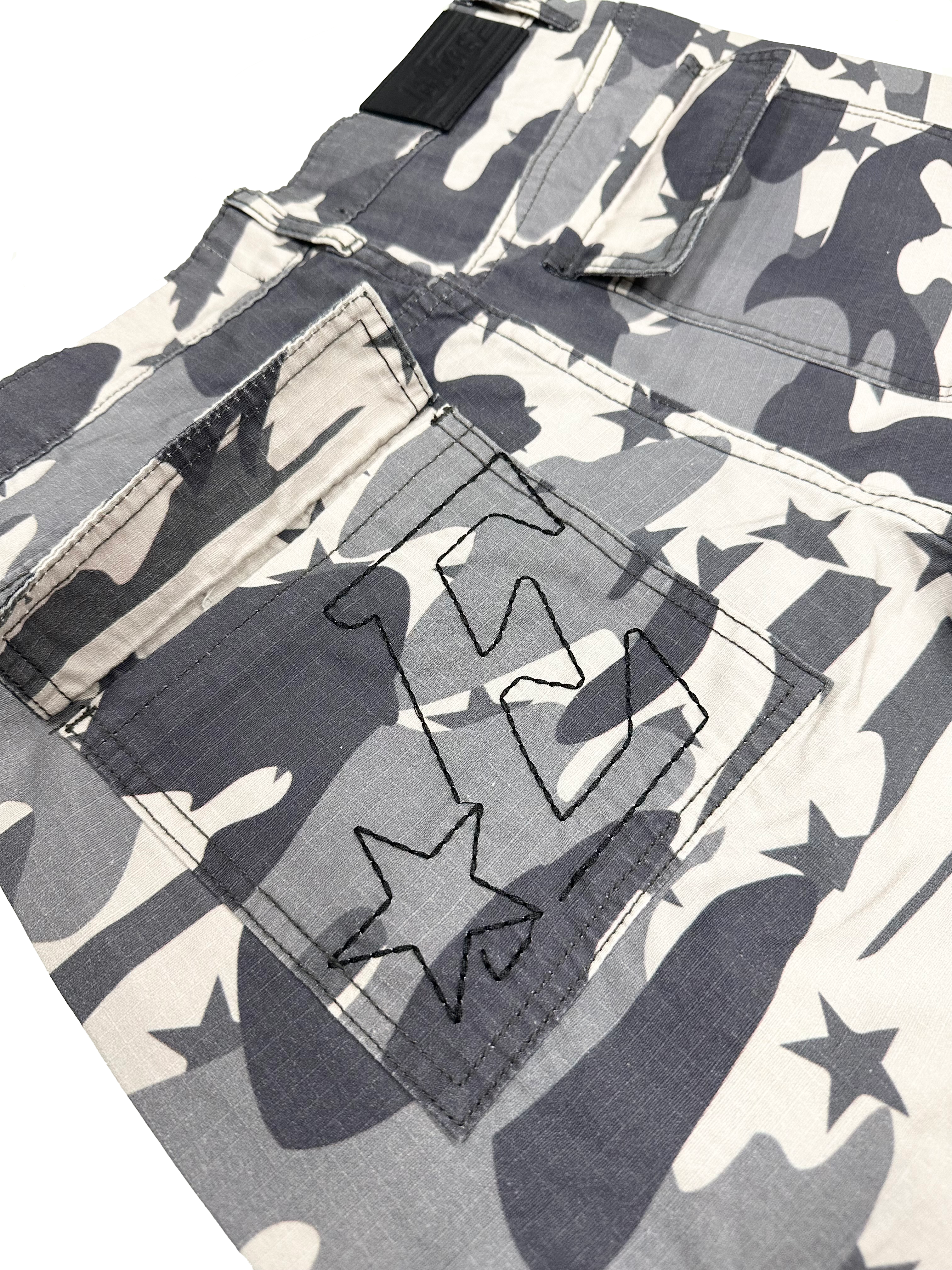 CAMO 01 Multi-Pocket Cargo Pant - Snow/Grey