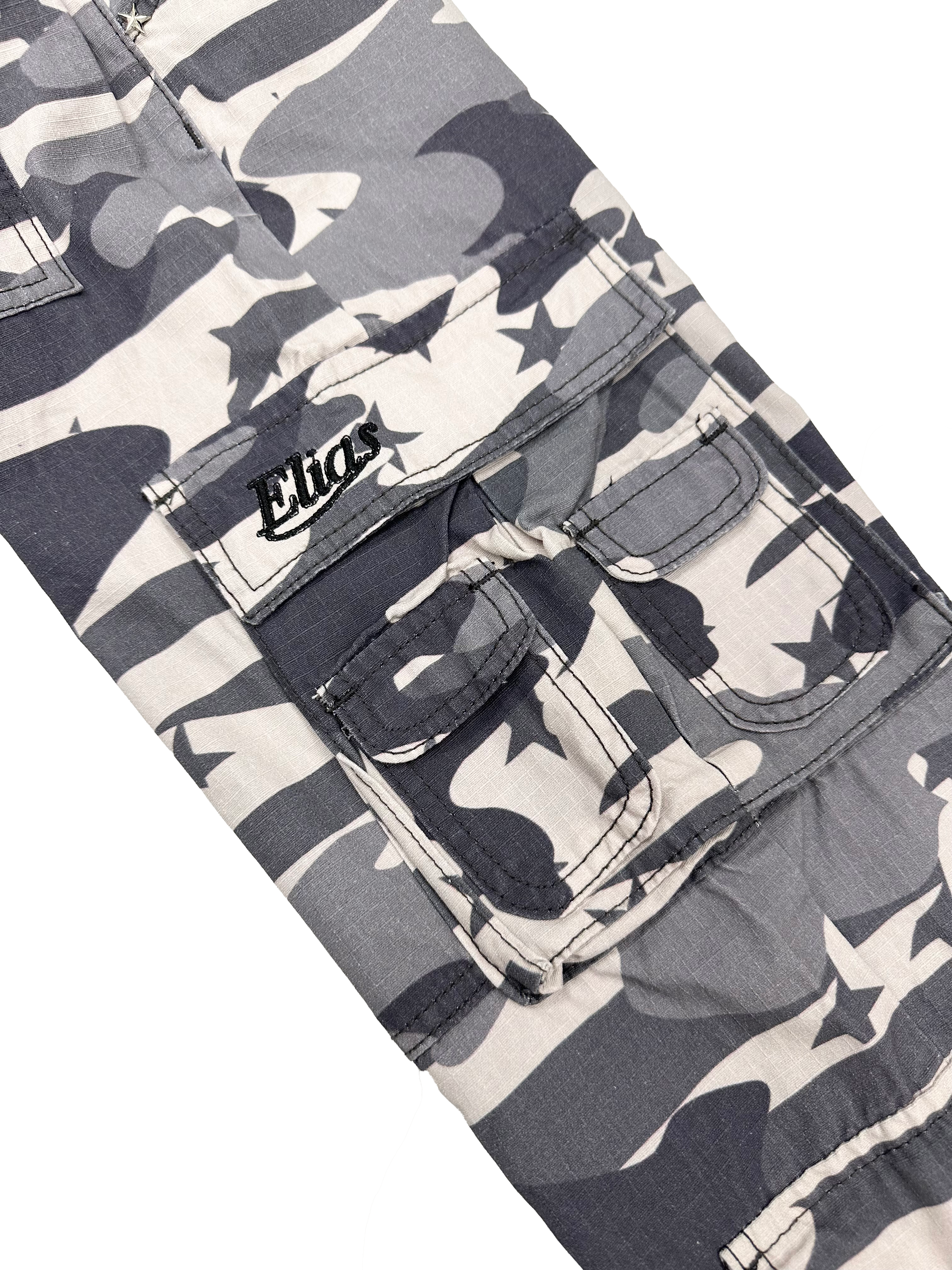 CAMO 01 Multi-Pocket Cargo Pant - Snow/Grey