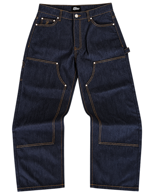 DOUBLEKNEE ELIAS JEANS - RAW INDIGO