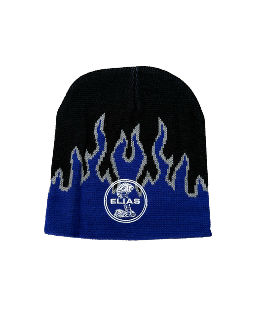 'COBRA' Beanie - Blue Flame