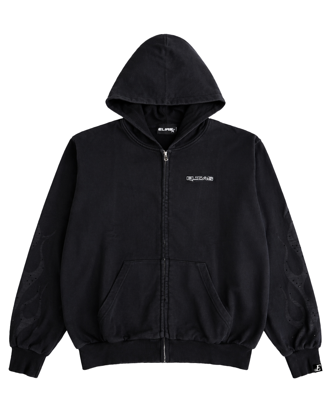 'MOTORSPORT' HOODIE - BLACK