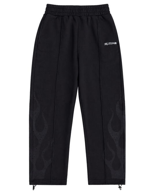 'MOTORSPORT' SWEATS - BLACK