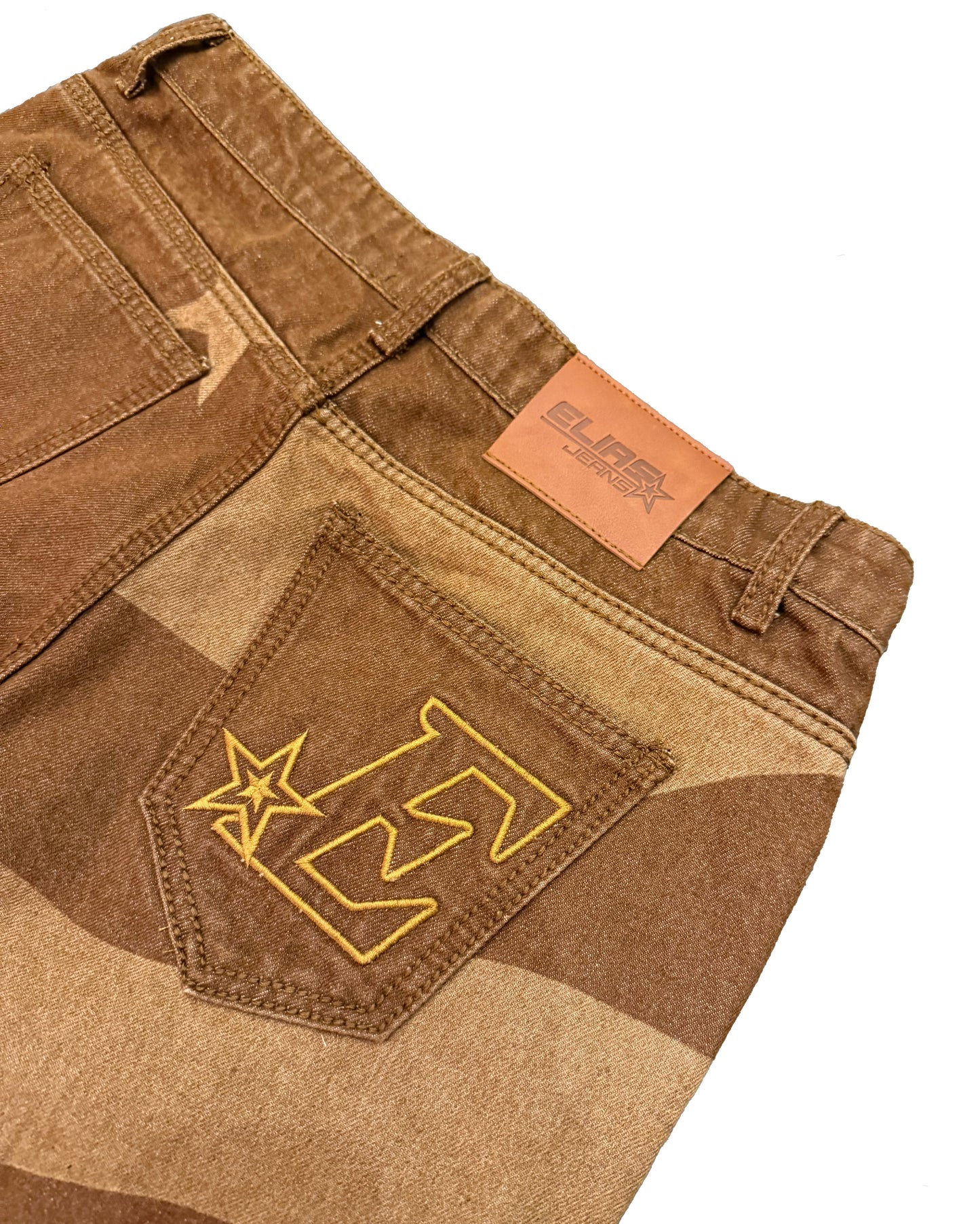 'BANNER' Elias Jeans - Rust Brown