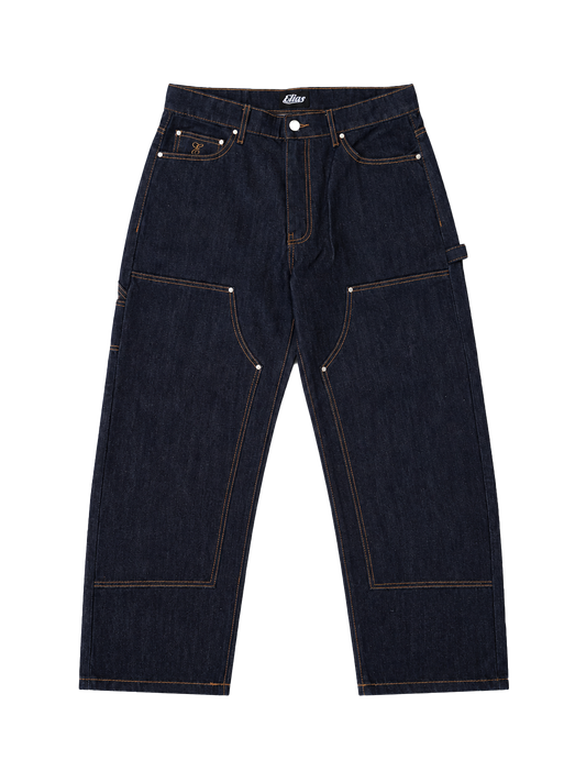 DOUBLEKNEE ELIAS JEANS - RAW INDIGO