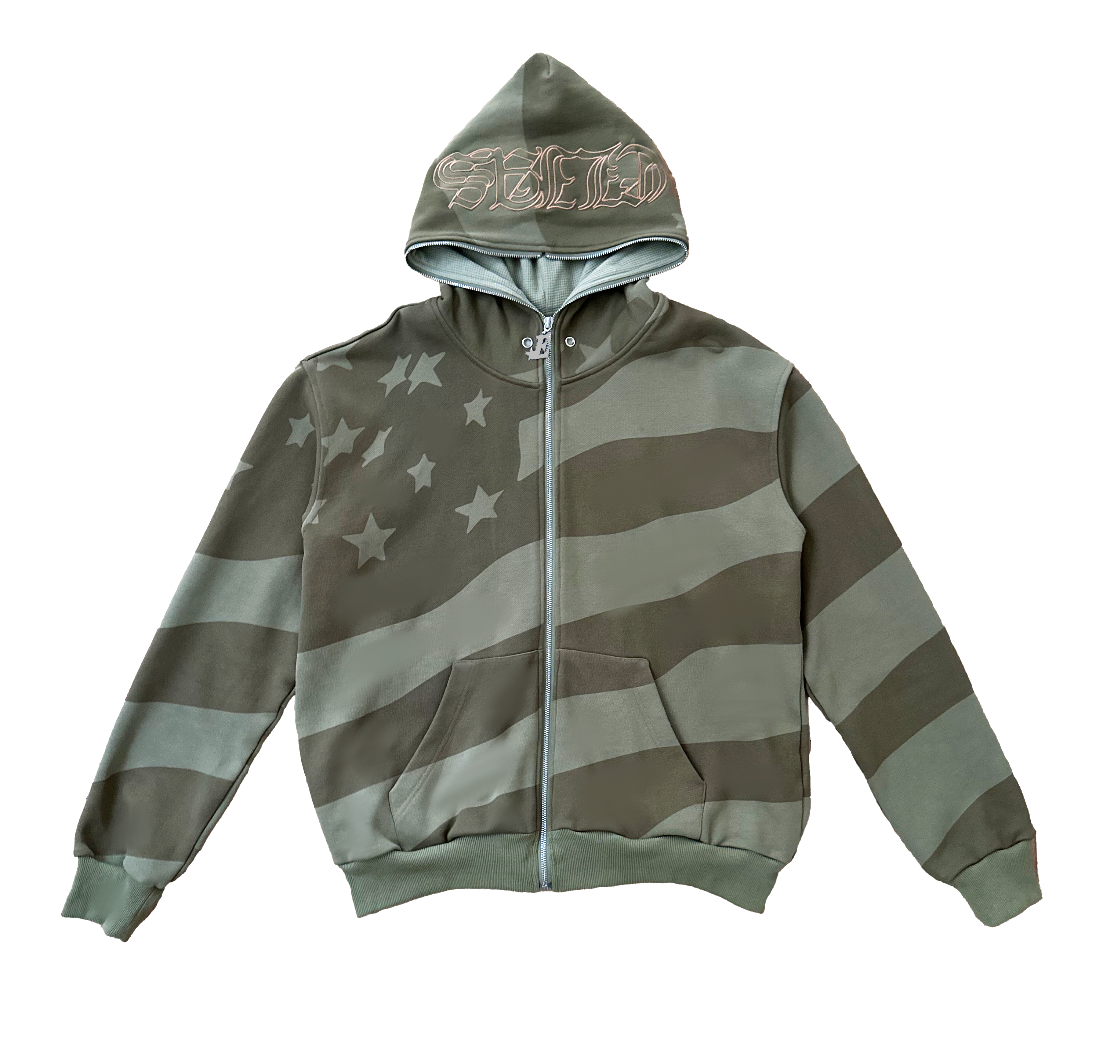 'Banner' Full-Zip - "BEN FRANKLIN"