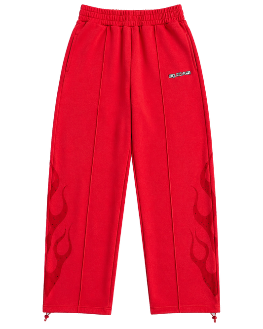'MOTORSPORT' SWEATS - RED