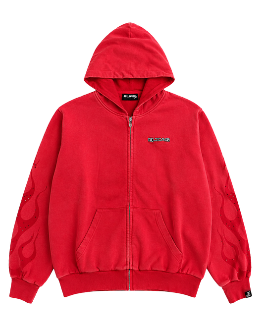 'MOTORSPORT' HOODIE - RED