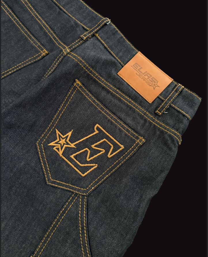 DOUBLEKNEE ELIAS JEANS - RAW INDIGO