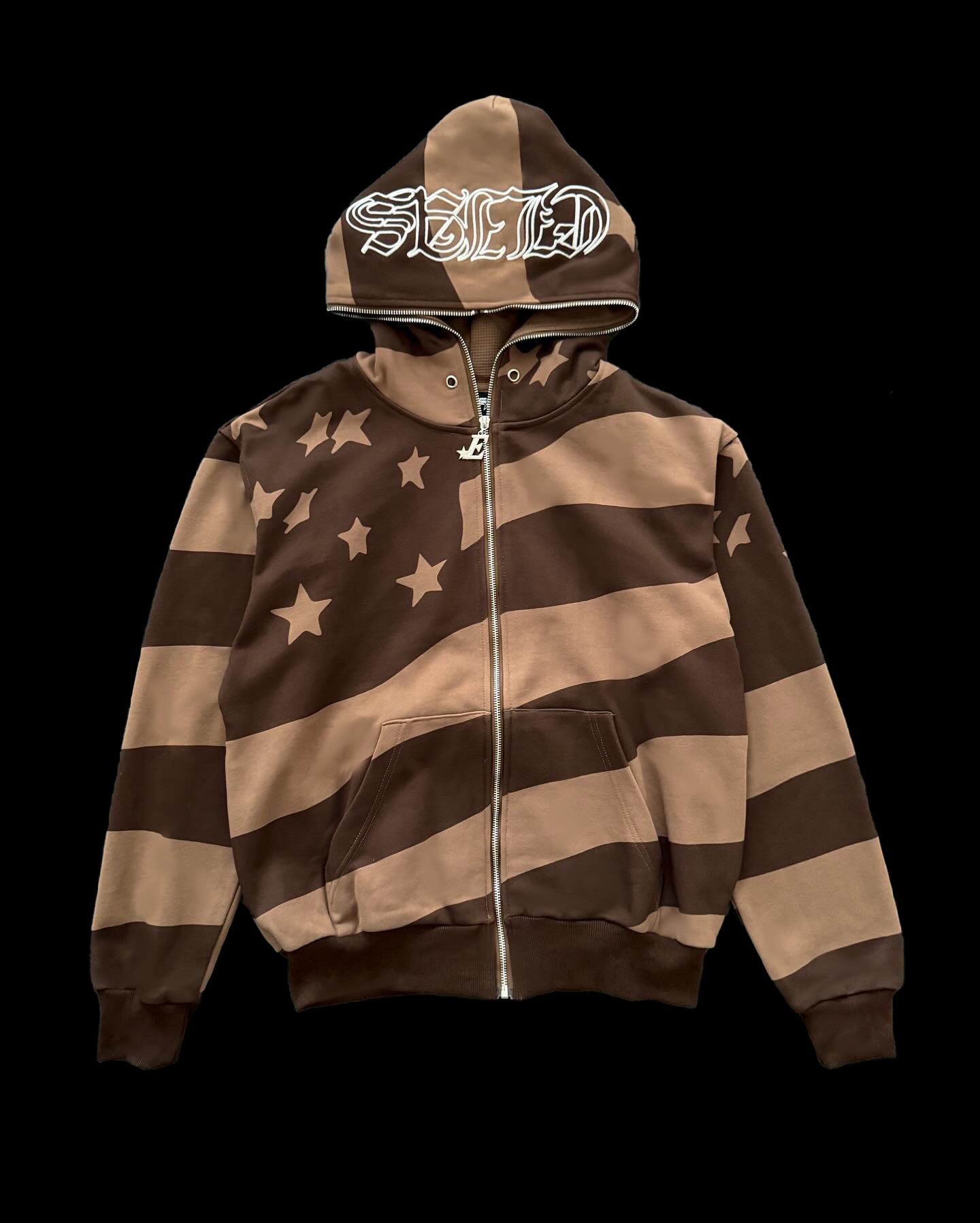 'BANNER' Full-Zip - Brown